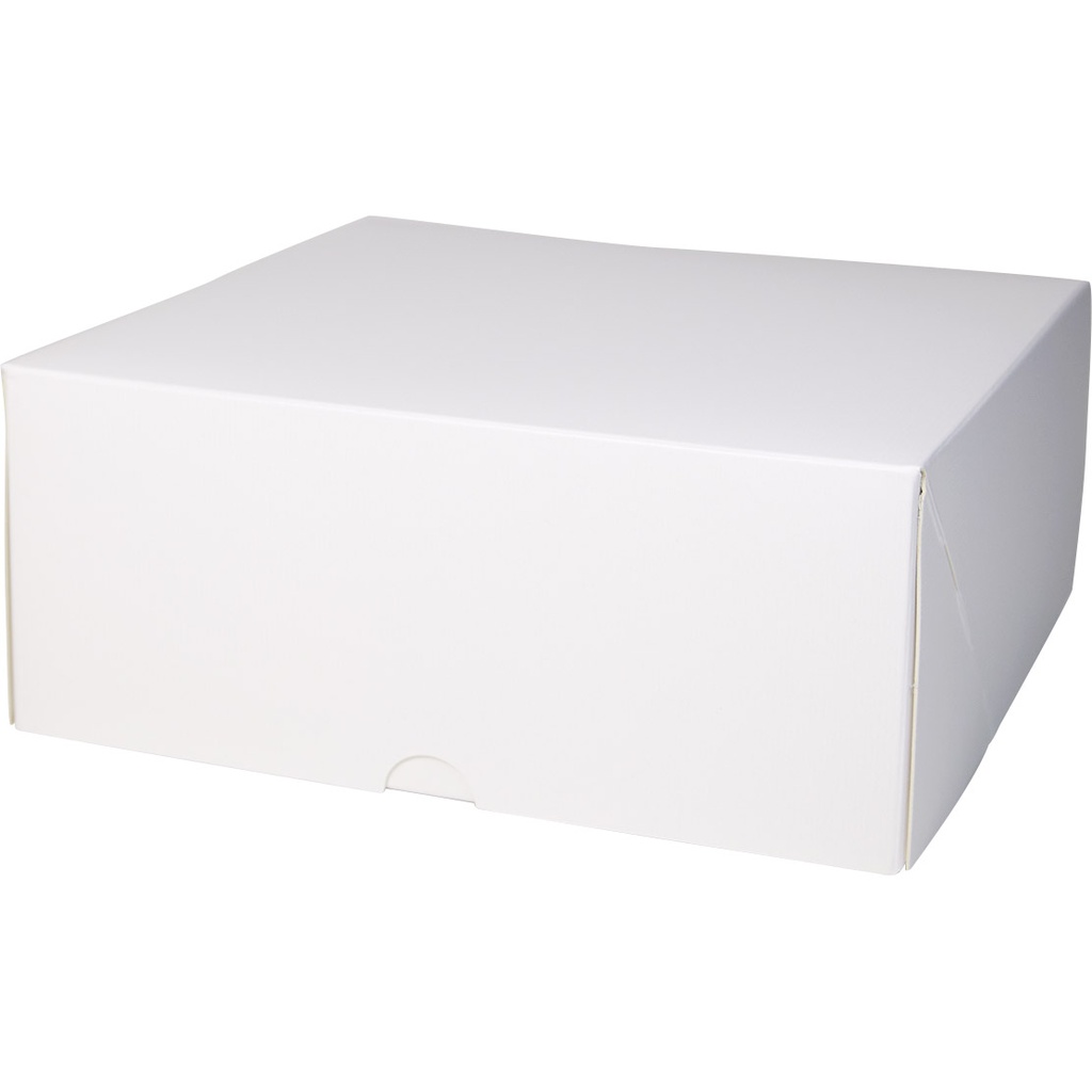 BOITE PATISSIERE blanche 19