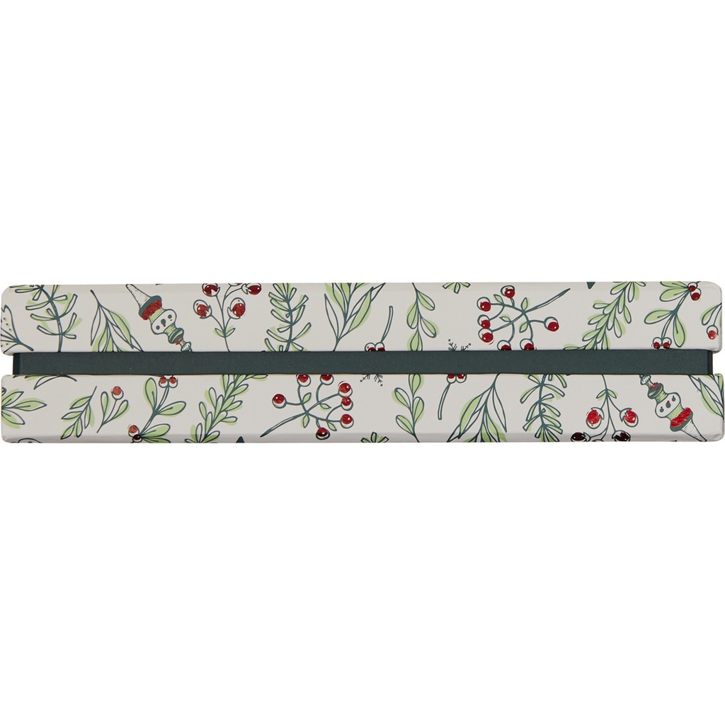 Winter wind neck rectangular 12 chocolate box 