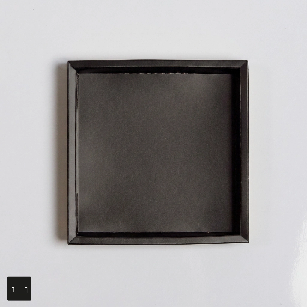 Atelier 09 Flat inlayer with Border Brown