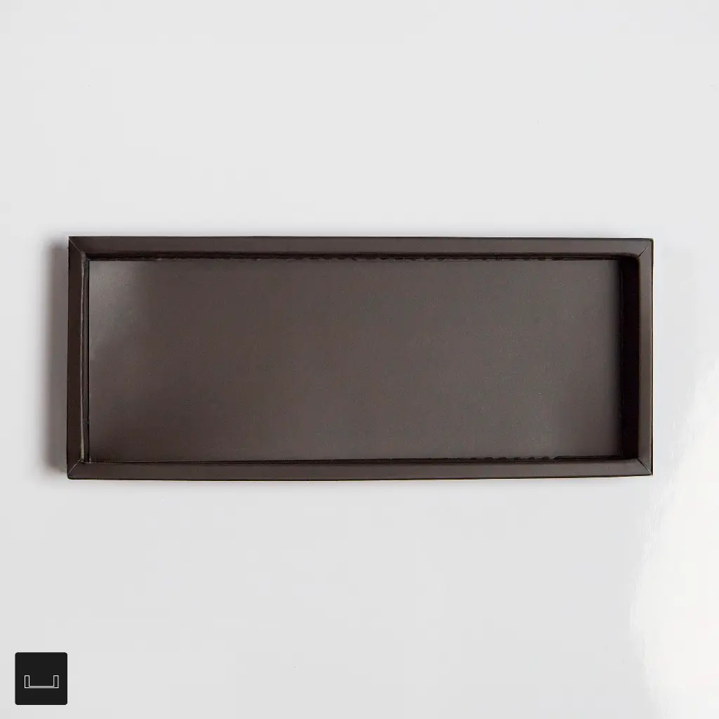 Atelier 10 Flat inlayer with Border Brown