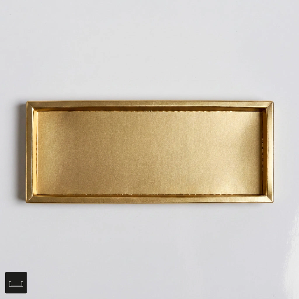 Atelier 10 Flat inlayer with Border Gold