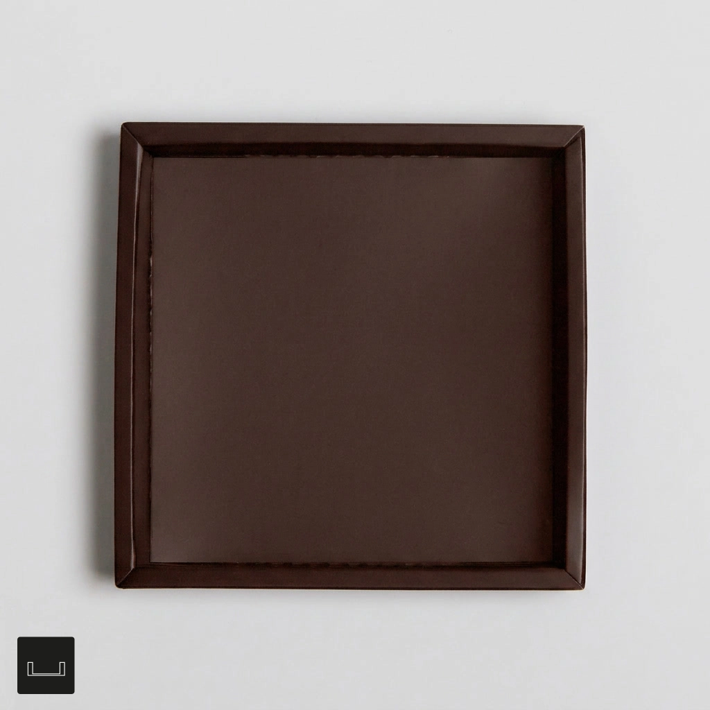 Atelier 16 Flat inlayer with Border Brown