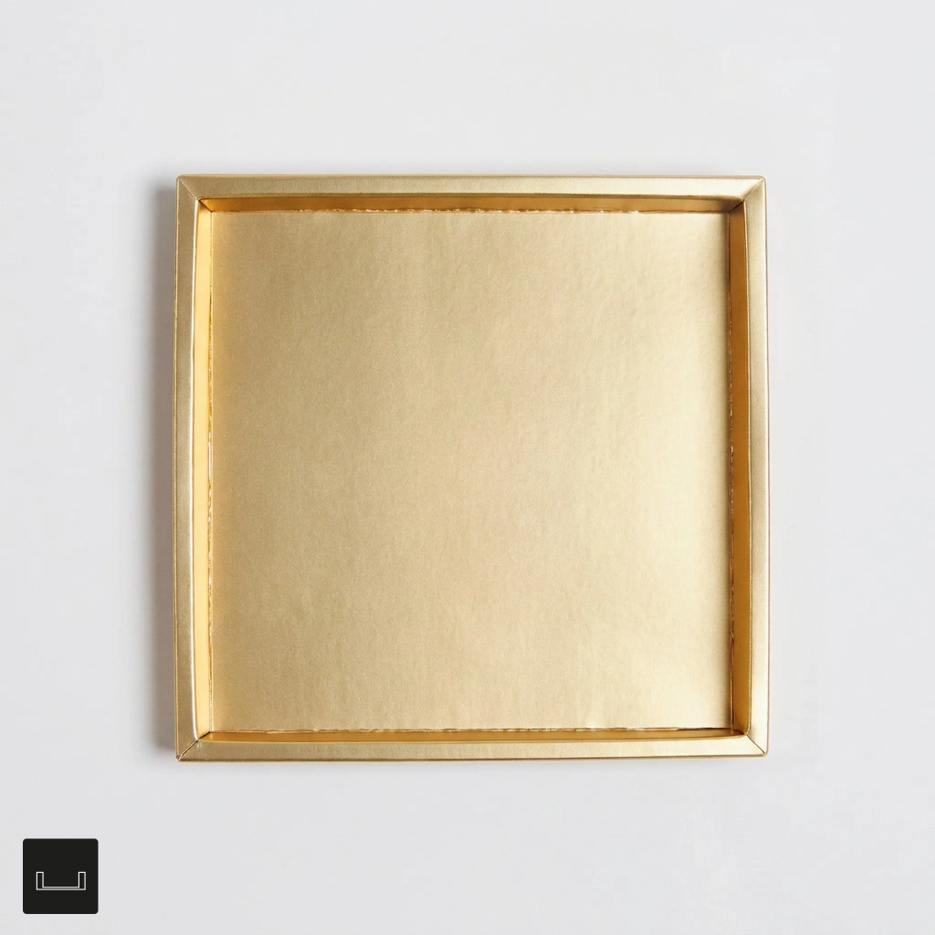 Atelier 16 Flat inlayer with Border Gold