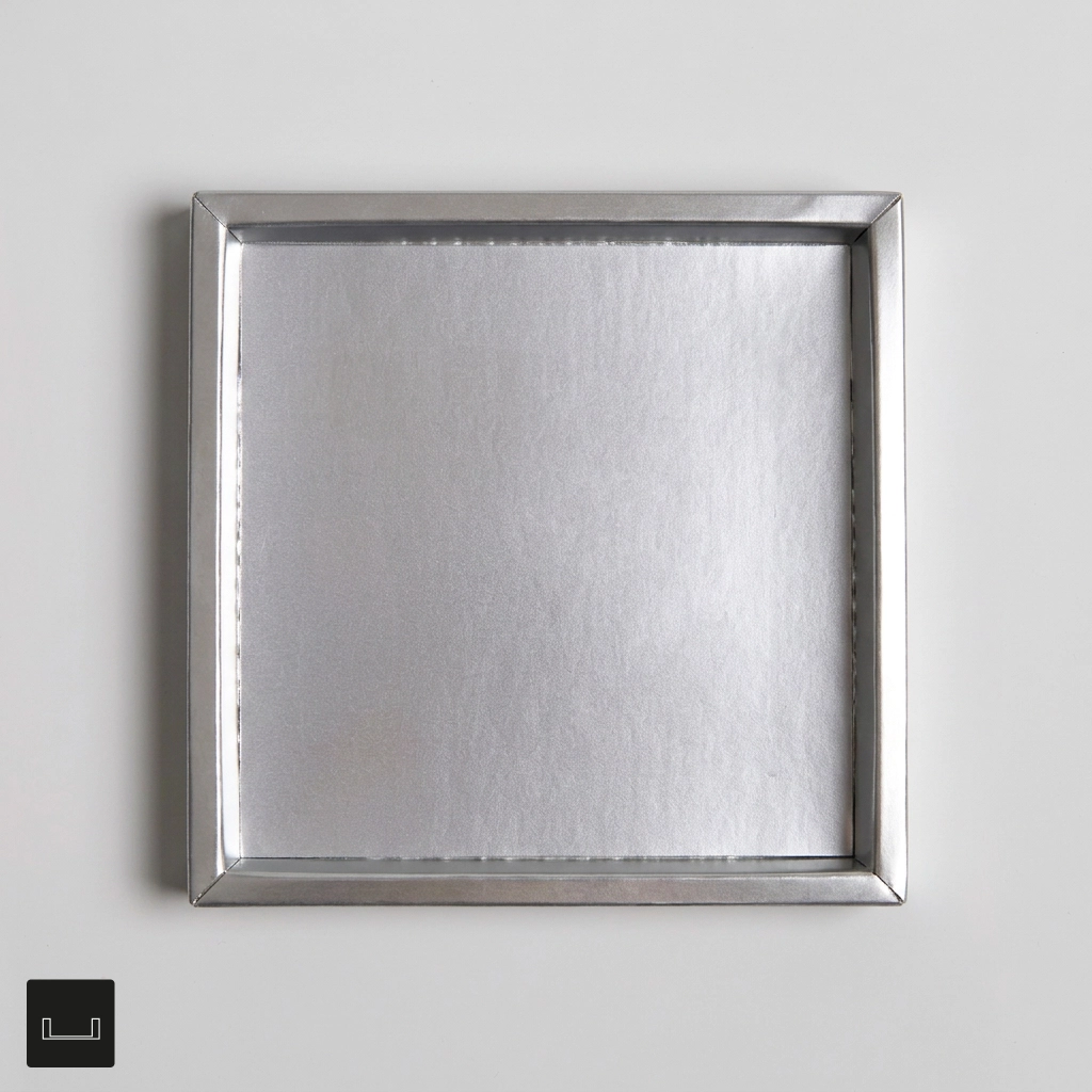 Atelier 16 Flat inlayer with Border Silver