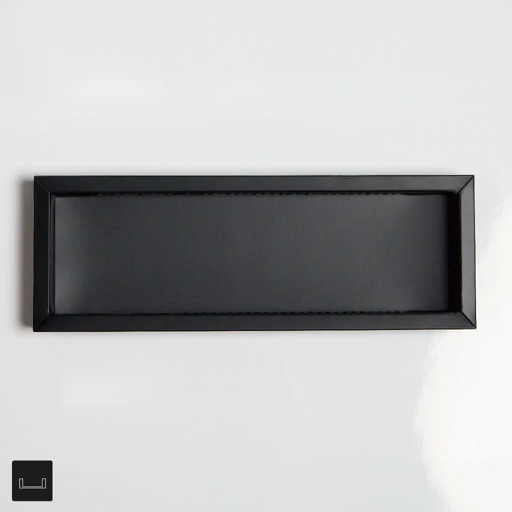 Atelier 18 Flat inlayer with Border Black