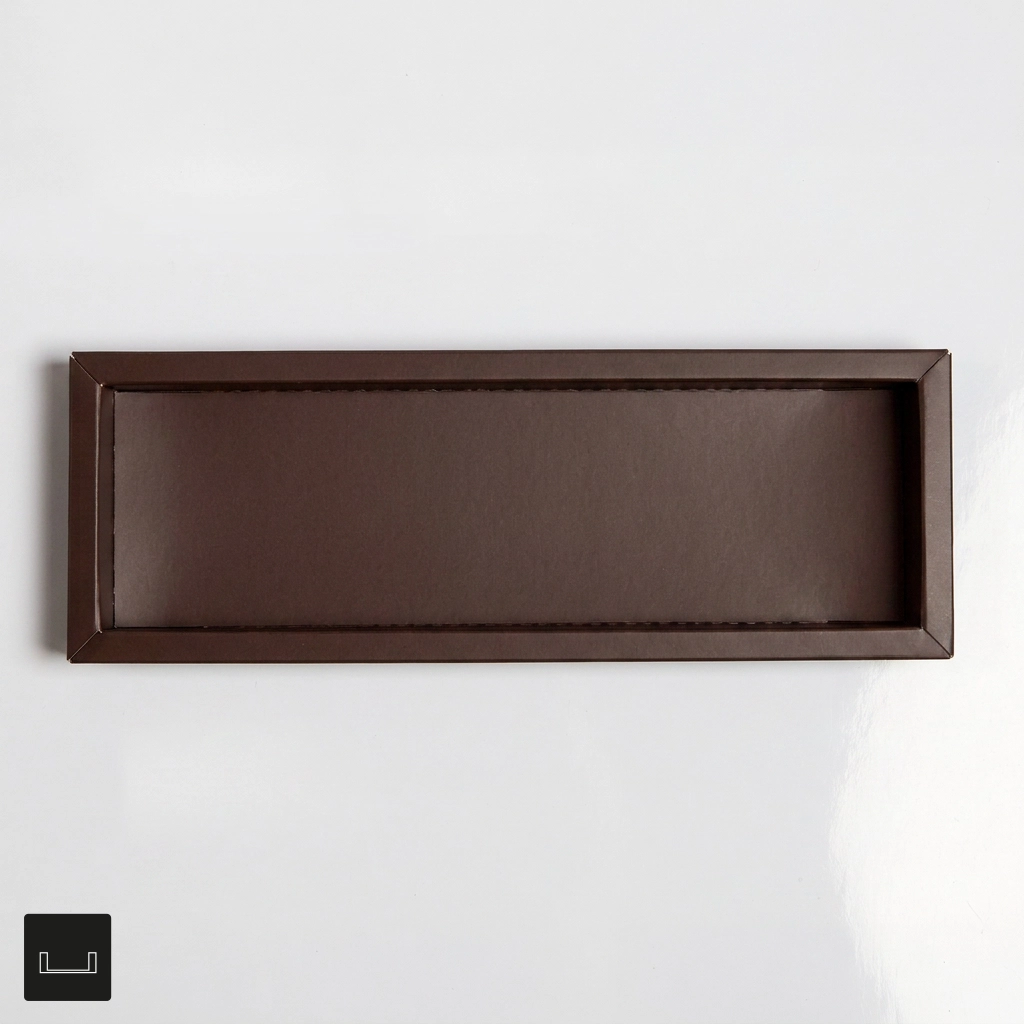 Atelier 18 Flat inlayer with Border Brown