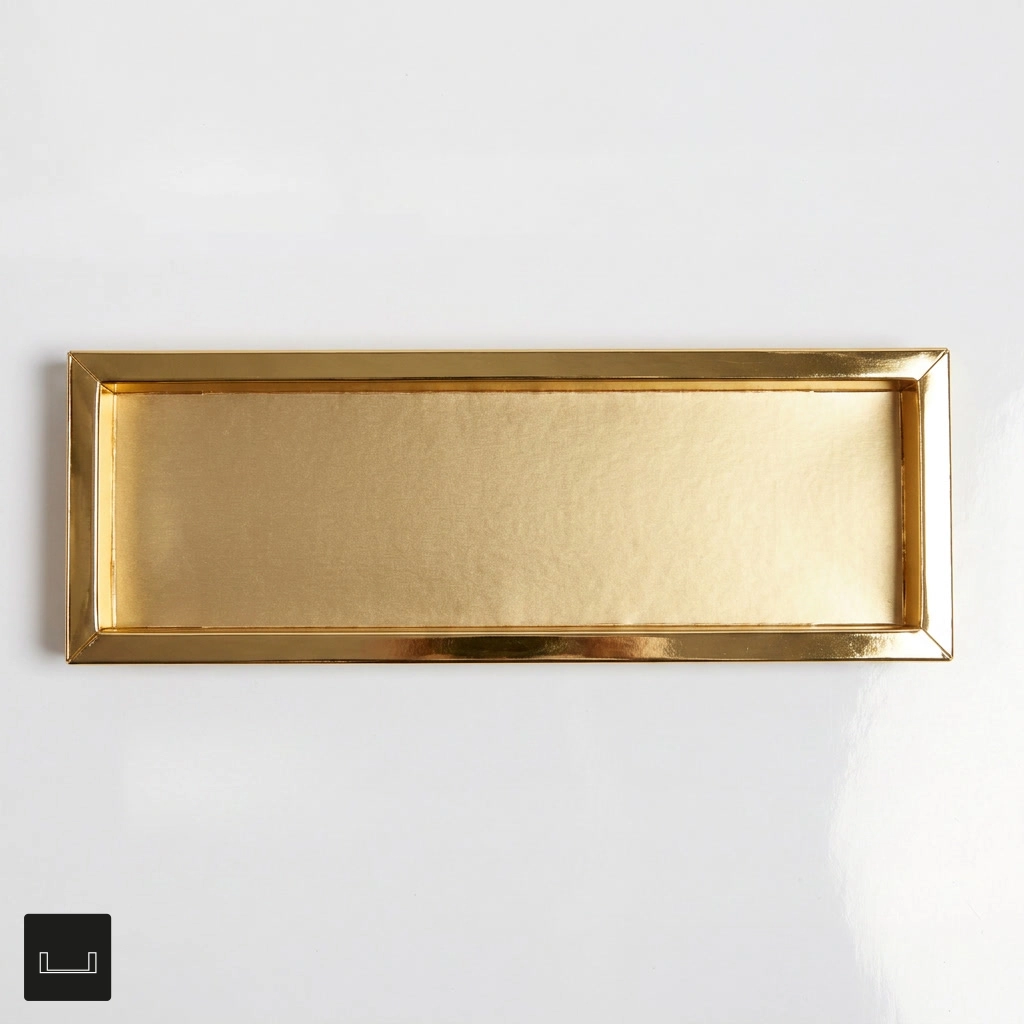 Atelier 18 Flat inlayer with Border Gold