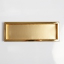 Atelier 18 Flat inlayer with Border Gold