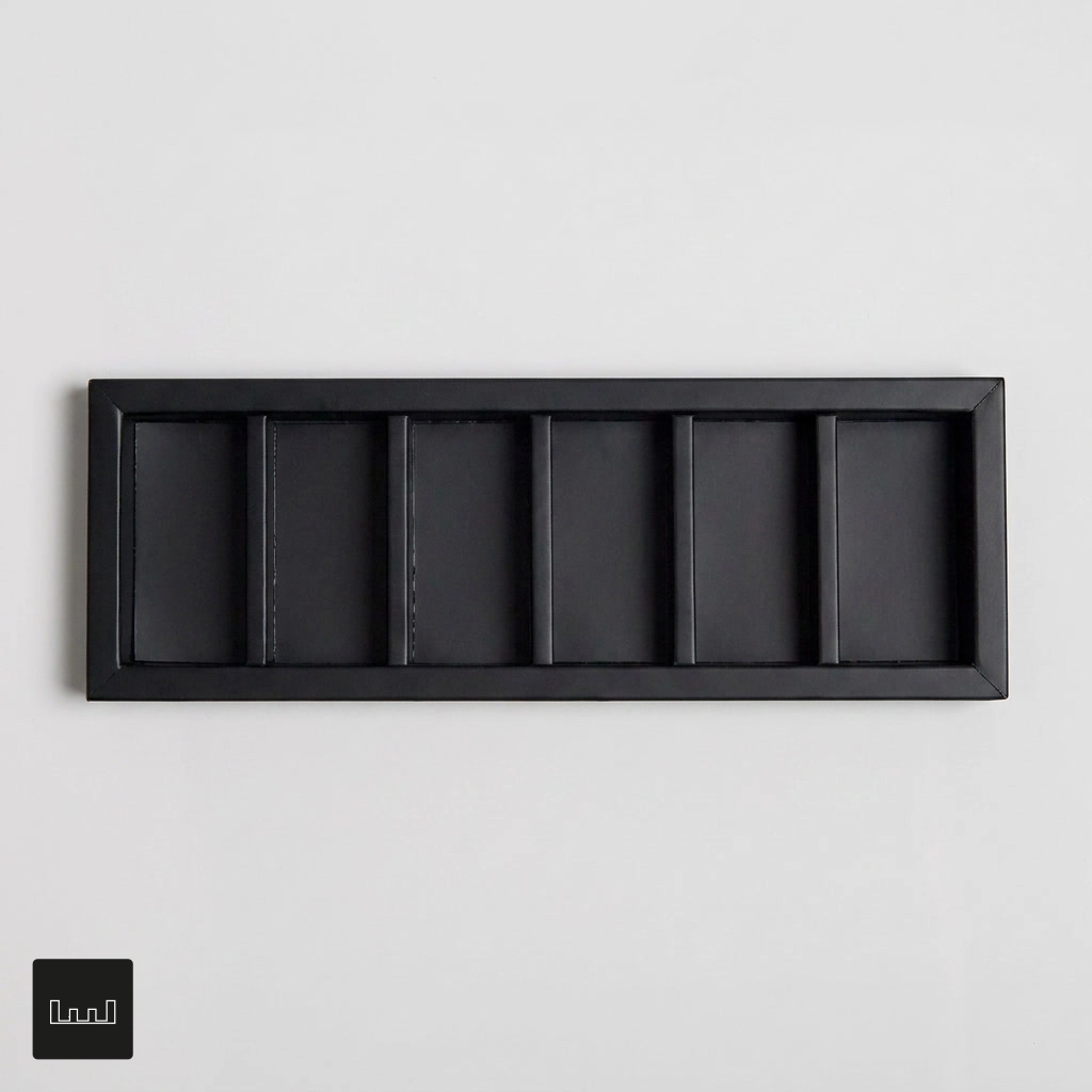 Atelier 18 Narrow Rows Black