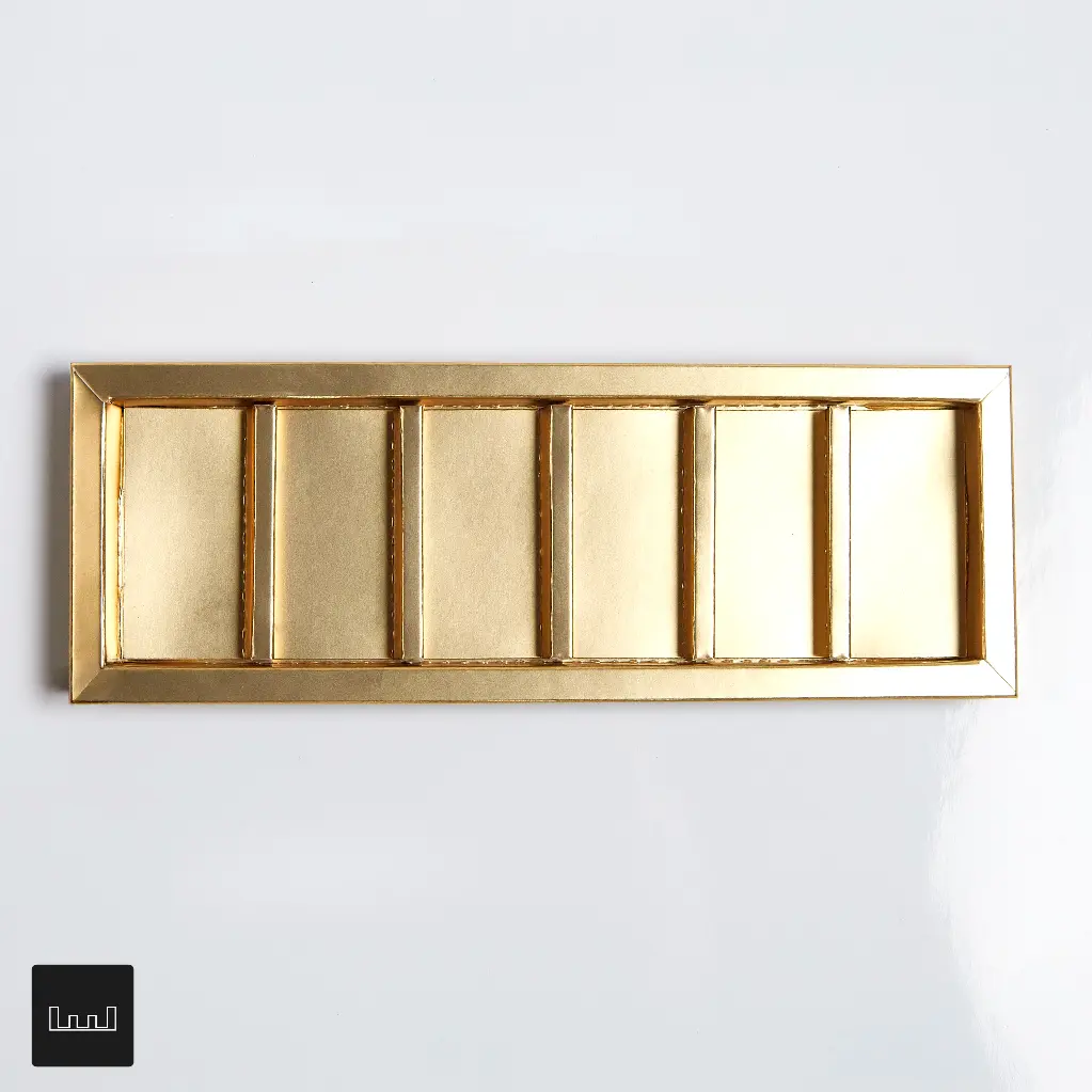Atelier 18 Narrow Rows Gold
