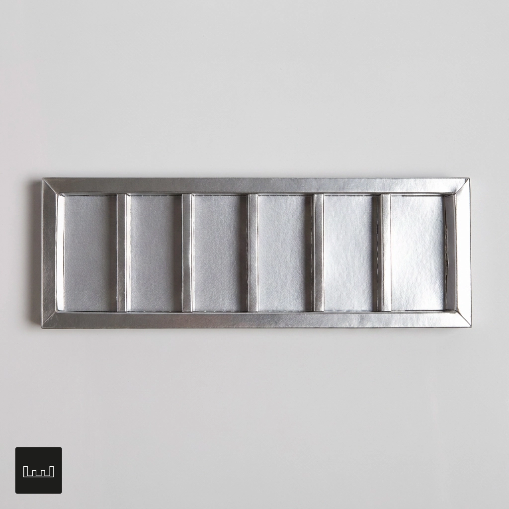 Atelier 18 Narrow Rows Silver