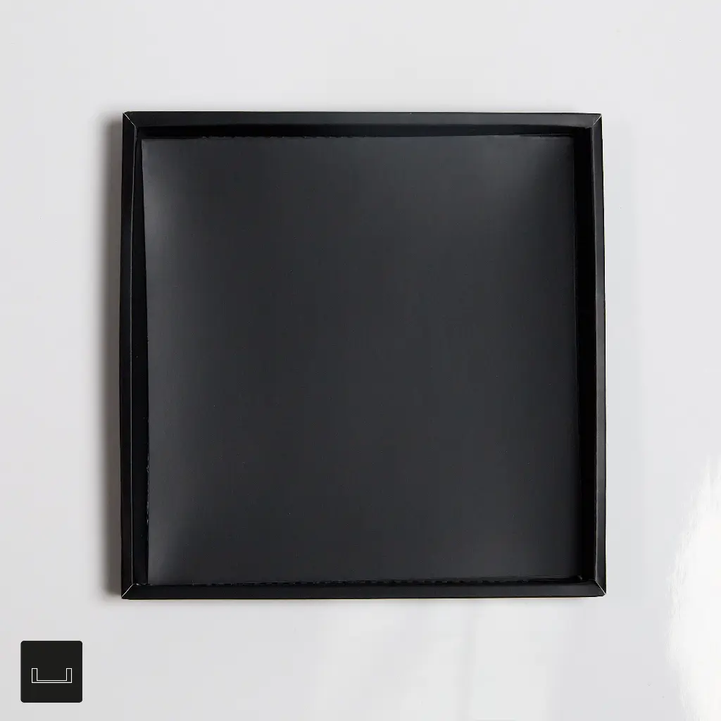 Atelier 25 Flat inlayer with Border Black