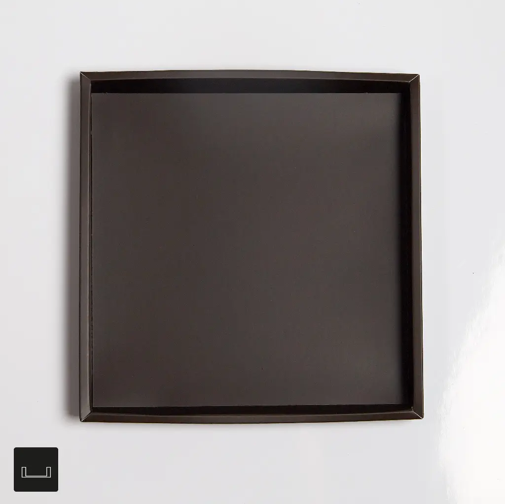 Atelier 25 Flat inalyer with Border Brown