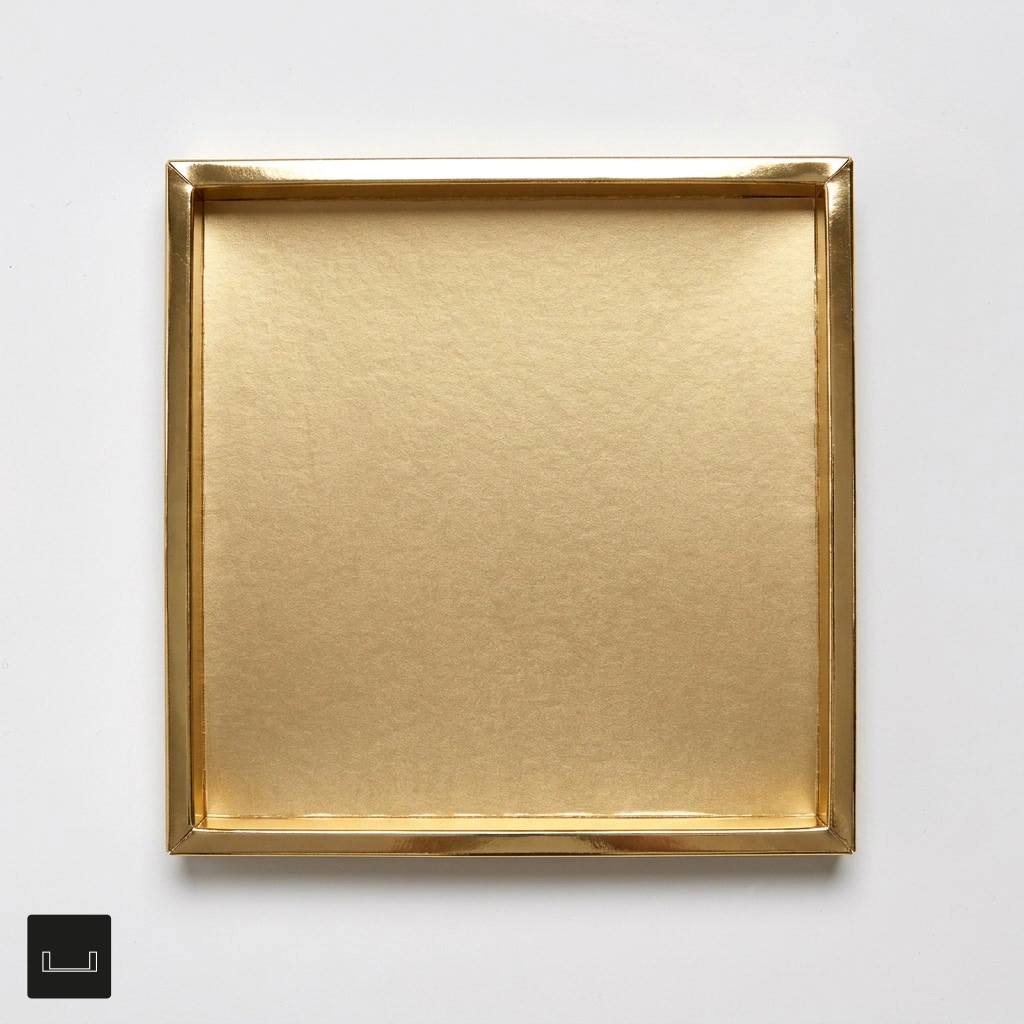 Atelier 25 Flat inlayer with Border Gold