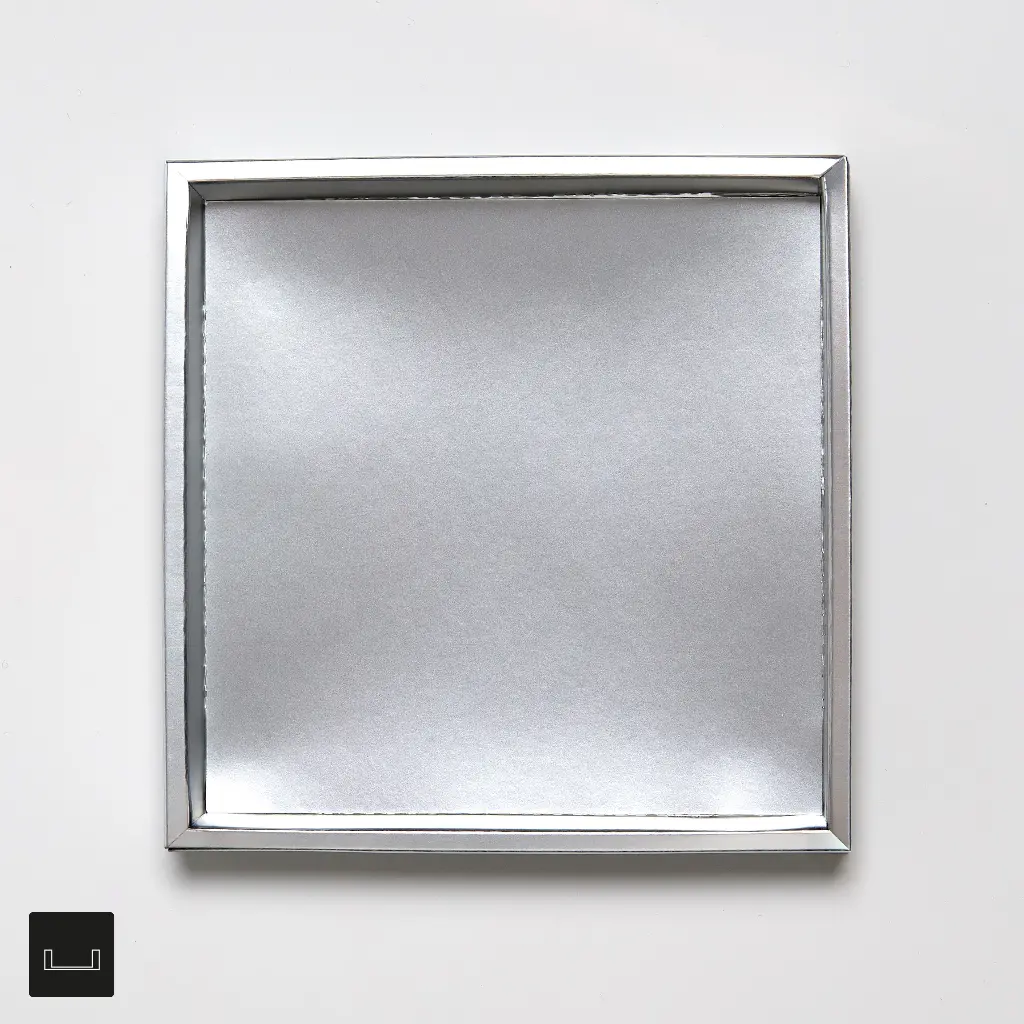 Atelier 25 Flat inlayer with Border Silver