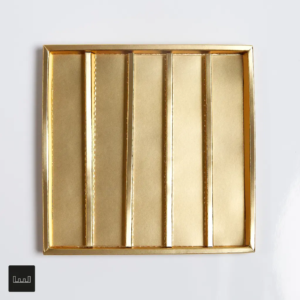 Atelier 25 Narrow Rows Gold