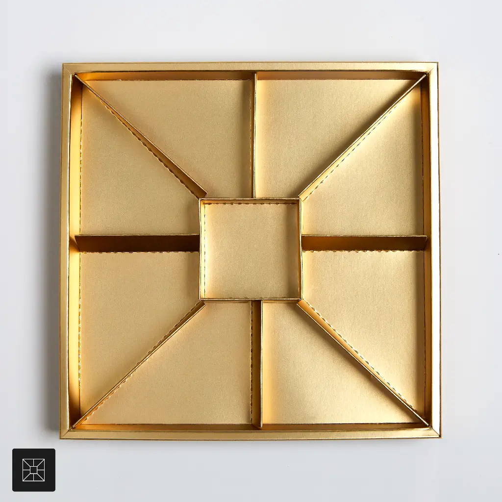 Atelier 36 9 compartments Gold
