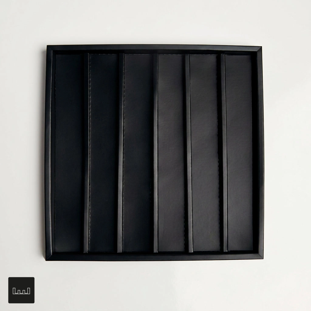 Atelier 36 Narrow Rows Black