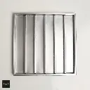 Atelier 36 Narrow Rows Silver
