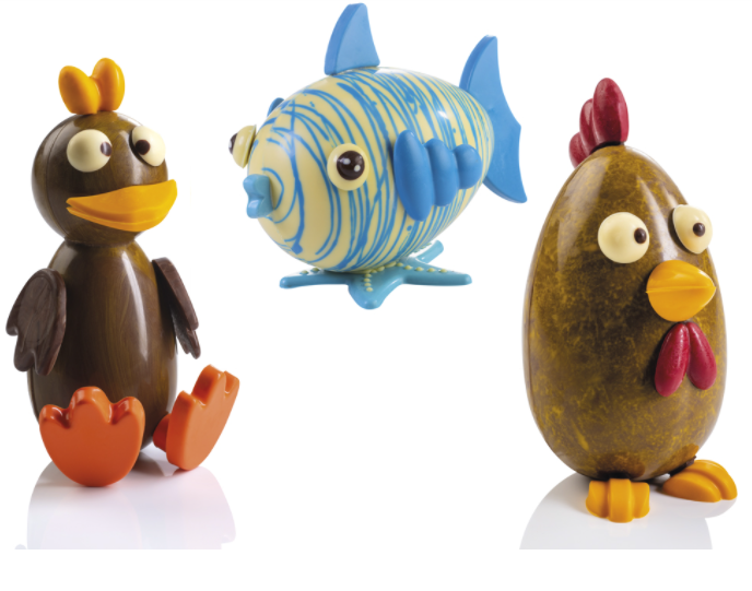 GIETVORM - Animates eggs - 3 assorti