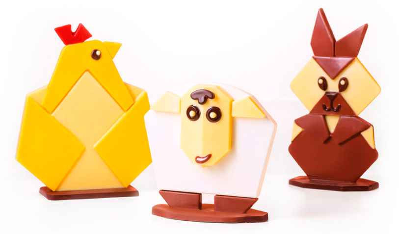 GIETVORM - Origami easter - 3 assorti