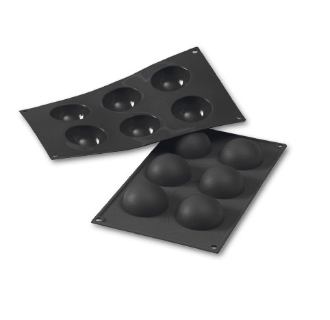 SILICONE MOULD half sphere 003