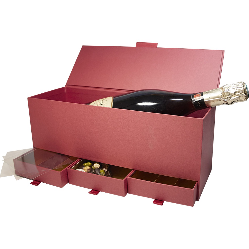 FRENCHY RED champagne 3 laden