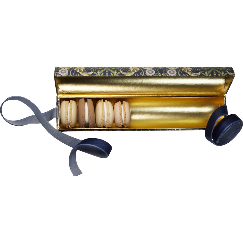 DOUX VELOURS round macaron box