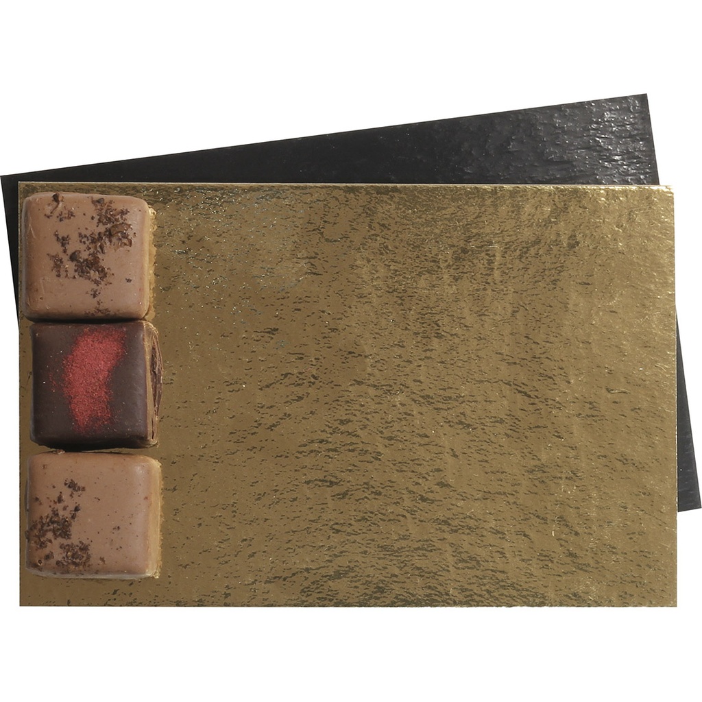 GOLD-SCHWARZ KARTON für Beutel 09