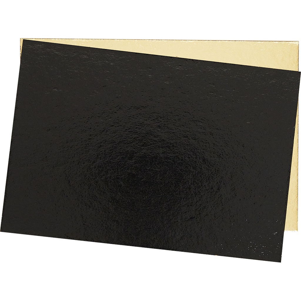CARTON OR/NOIR pour boite buche 20