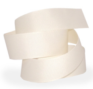 GROSGRAIN 25mm ivoor  14 
