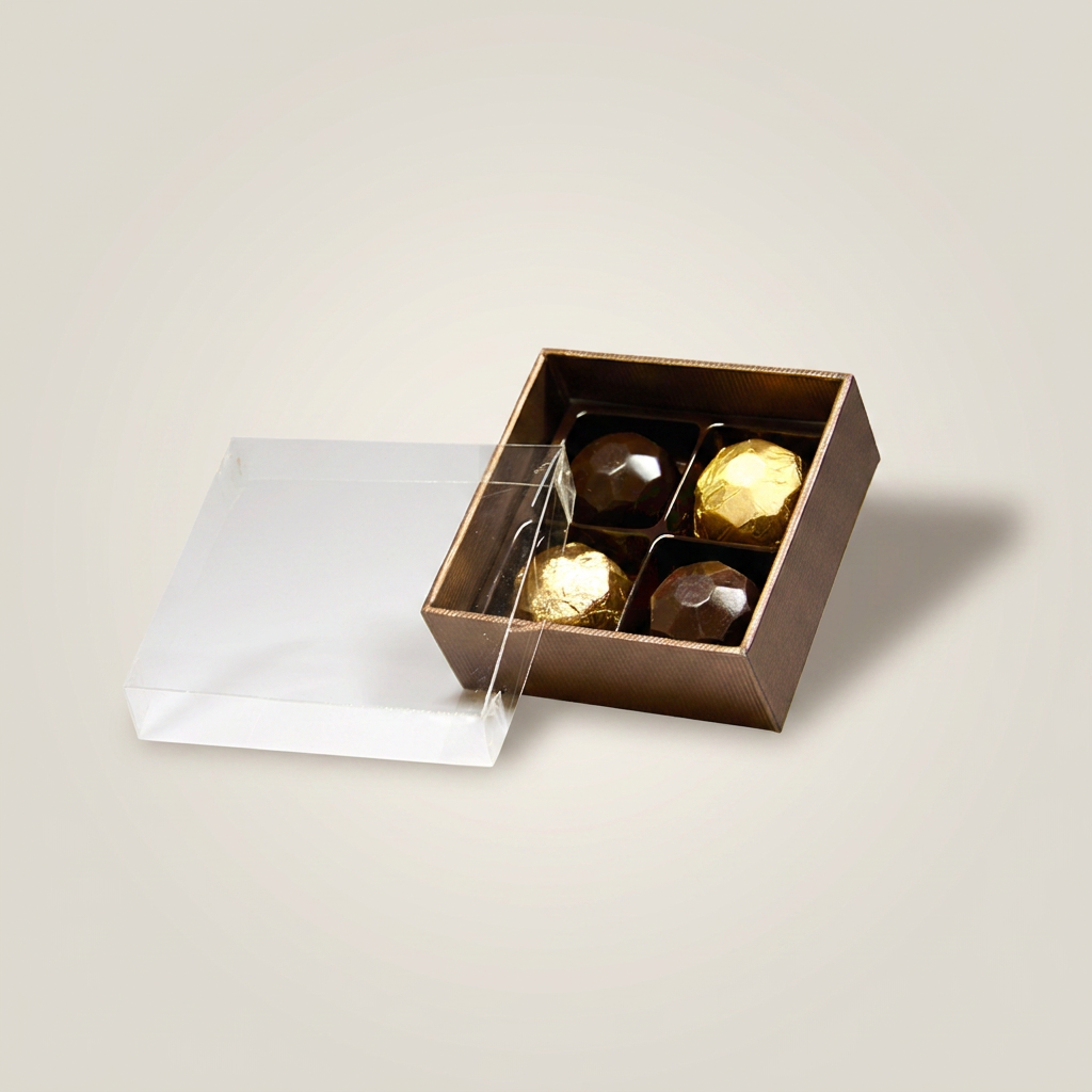 Terra transparent 4 chocolates