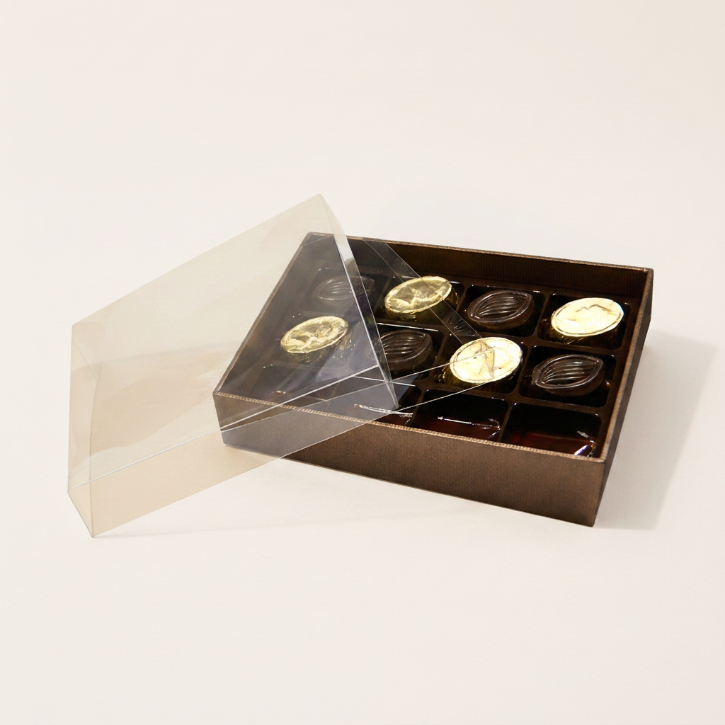 Terra transparent 12 chocolates