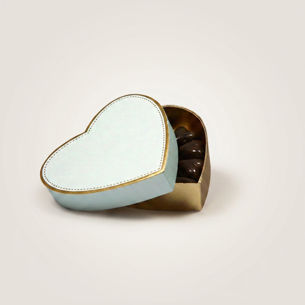 Sweet gold coffret coeur vert d'eau