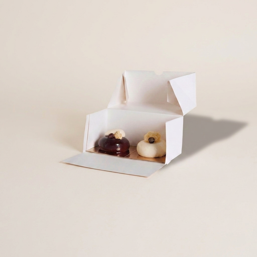 BOITE PATISSIERE blanche - rectangulaire