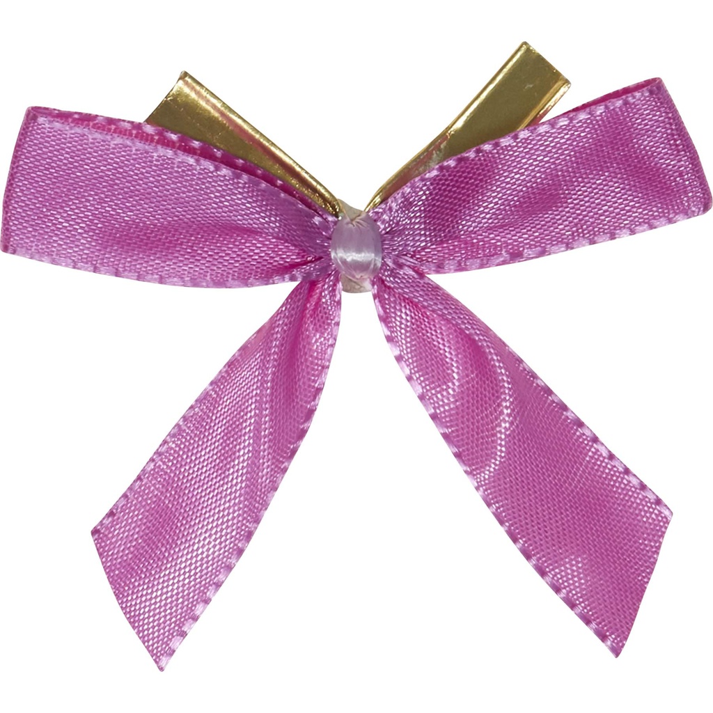 CLIP fiocco rosa 25