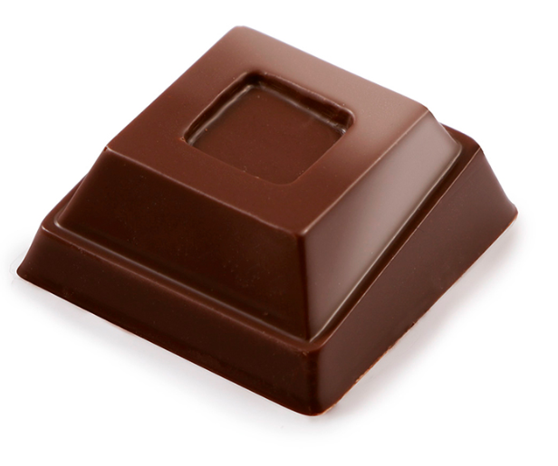 GIETVORM voor pralines - geometrische vierkanten
