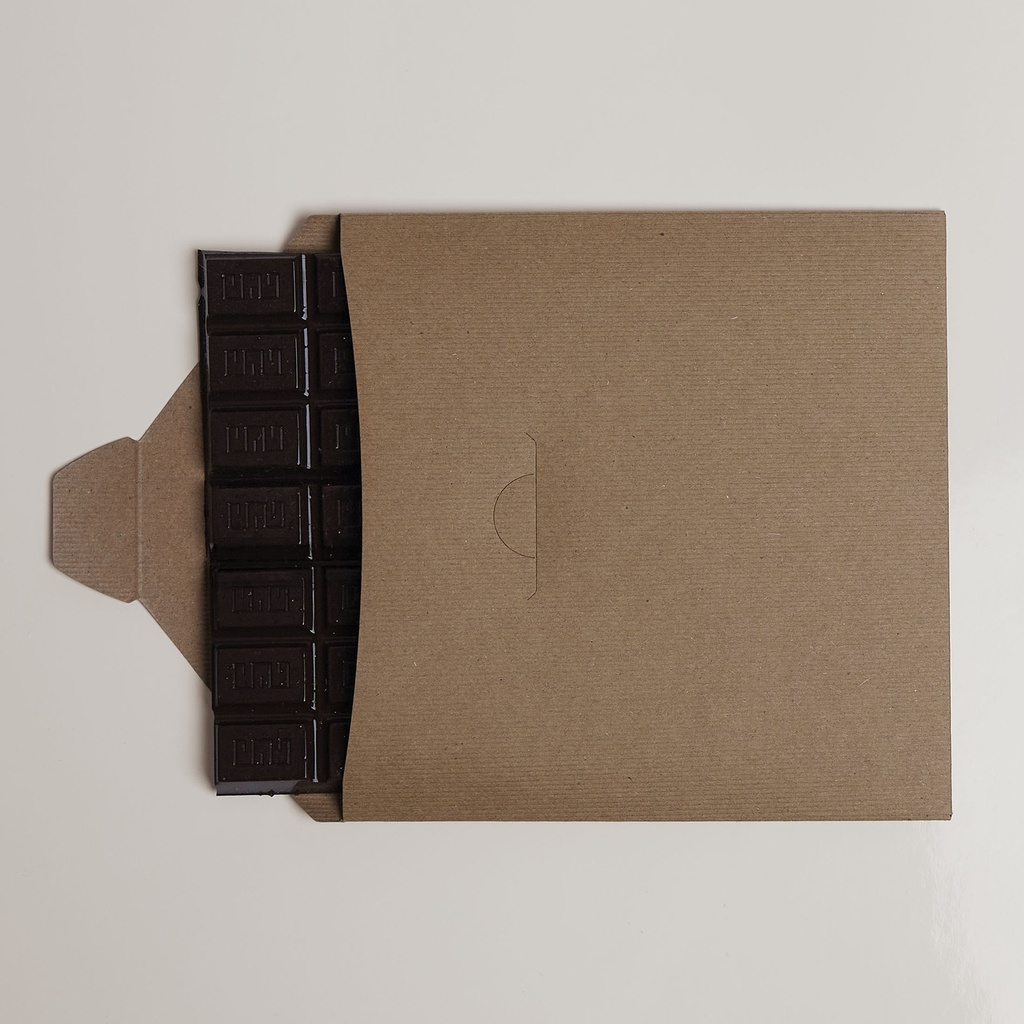 Square chocolate tablet kraft