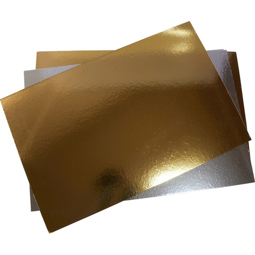 [3435*04*75*05***] CARTON or/argent feuille
