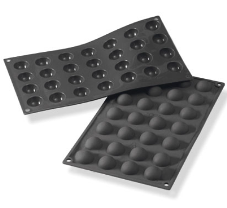 [MA*30SF502] SILICONE GIETVORM Halve Sfeer 502
