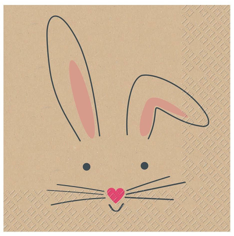 [SV*2572*5443*28] SERVIETTES Bunny