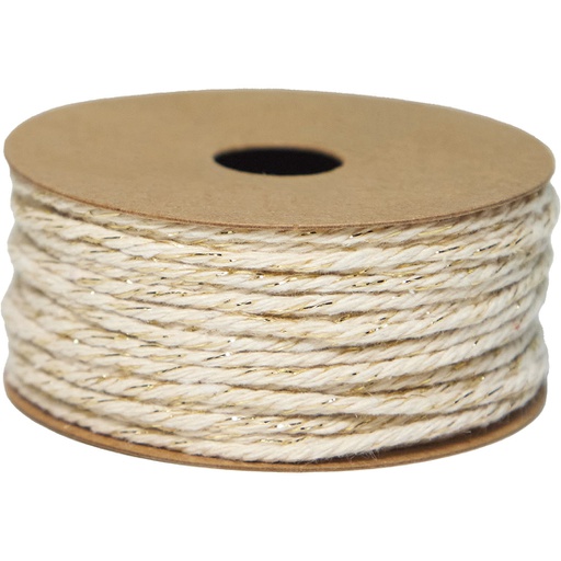 [SC*2583*4192*51***] CORDA di cotone avorio