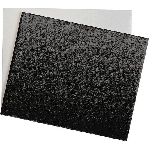 [3436*09*17*01] CARTON BLANC/NOIR pour boite buche 17 