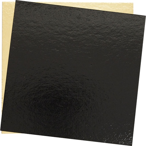 [3436*08*19*90] CARTONE ORO/NERO per scatola da pasticceria 19