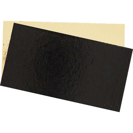 [3436*08*18*90] CARTON OR/NOIR pour boite pâtissière 18