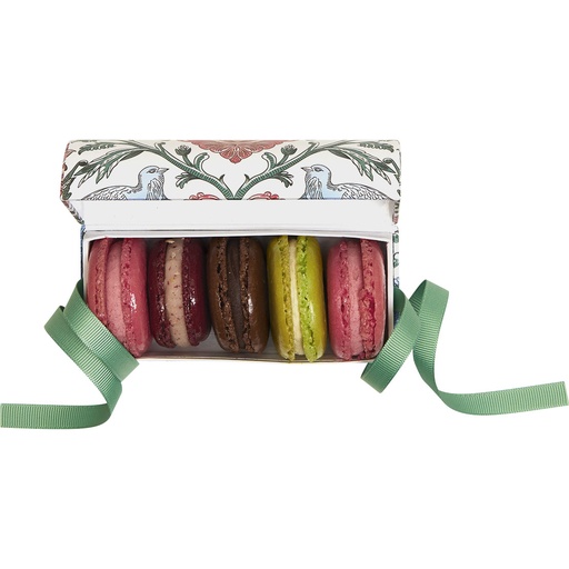 [5531*18*00*99] BIRD OF PARADISE round macaron box 4pcs