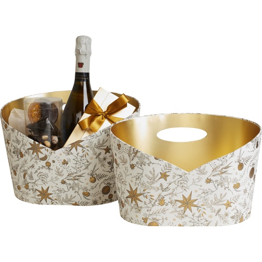 [***5531*27*29*15] Snowgold basket set of 2