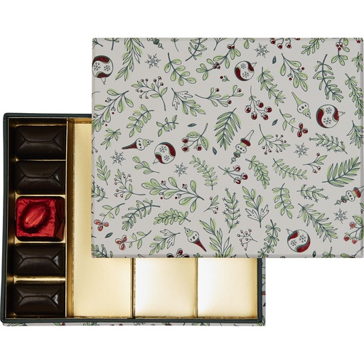 [5531*29*12*56] Winter wind neck rectangular 12 chocolate box 