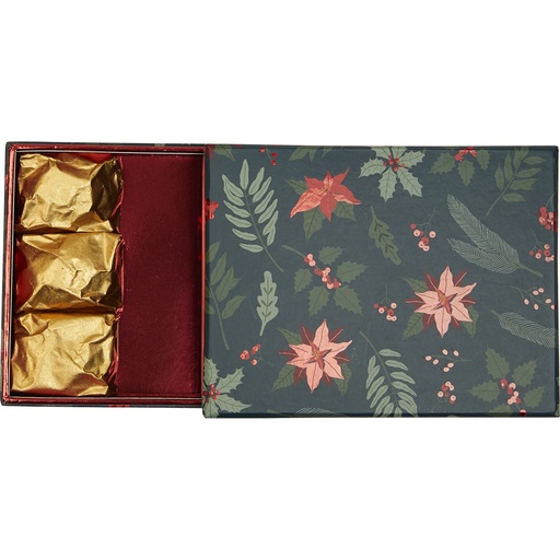 [5531*28*02*58] Where winter blooms neck rectangular box