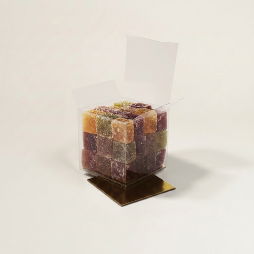 [TRA070700] Transparent cube pliable